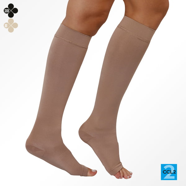 Aurafix - Chaussette Contention 2 Ouverte Taille 2