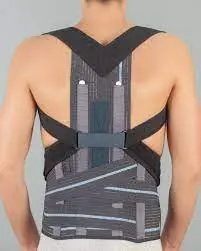[AO-91AS] Aurafix - Ceinture dorsolombaire grise small